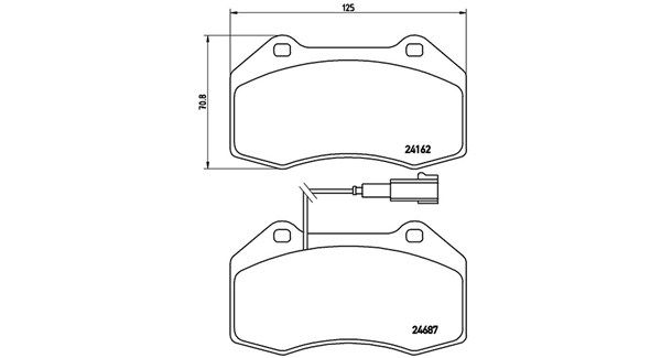 MAGNETI MARELLI Piduriklotsi komplekt,ketaspidur 363700423117